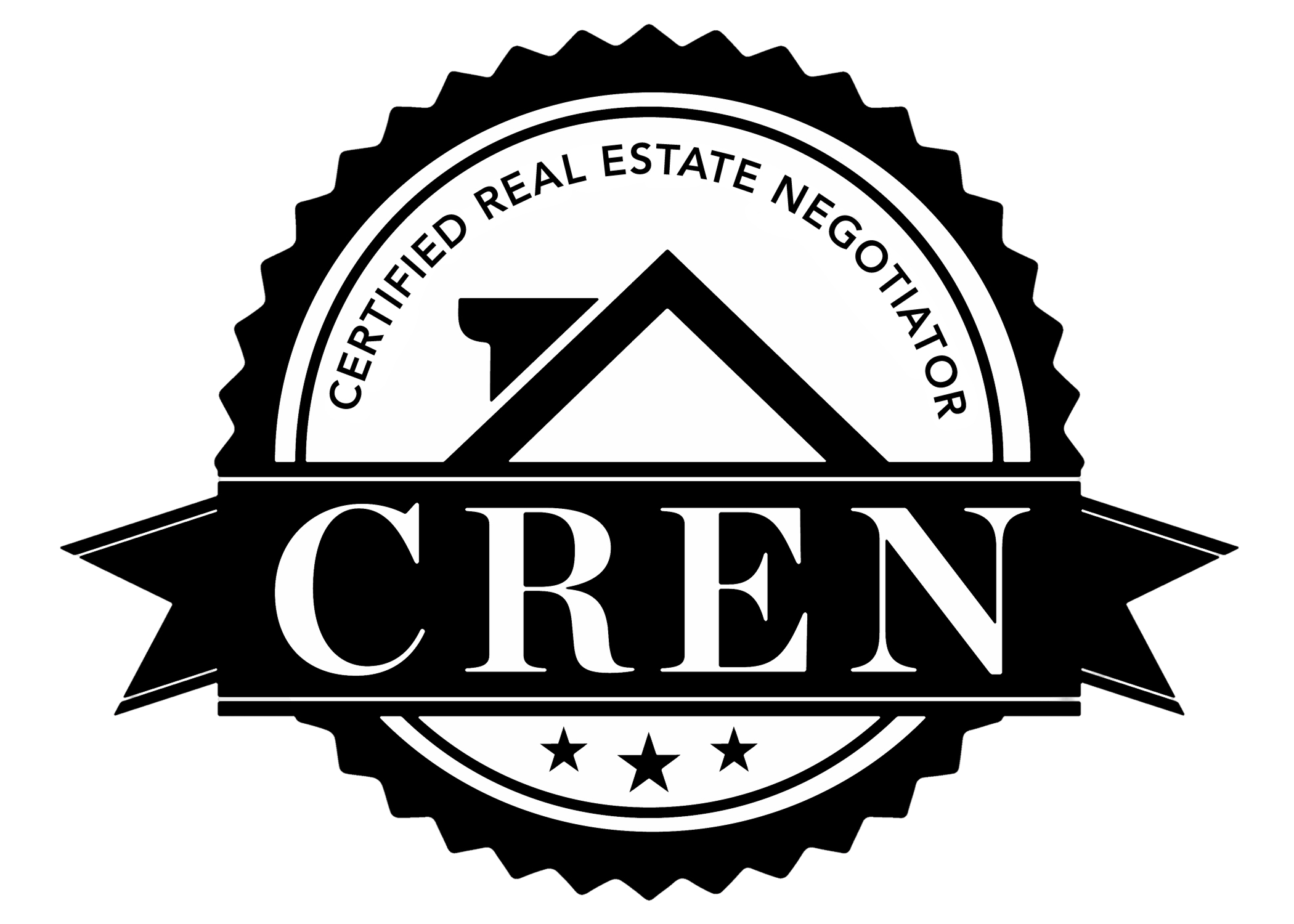 Agent CREN Logo Black PNG